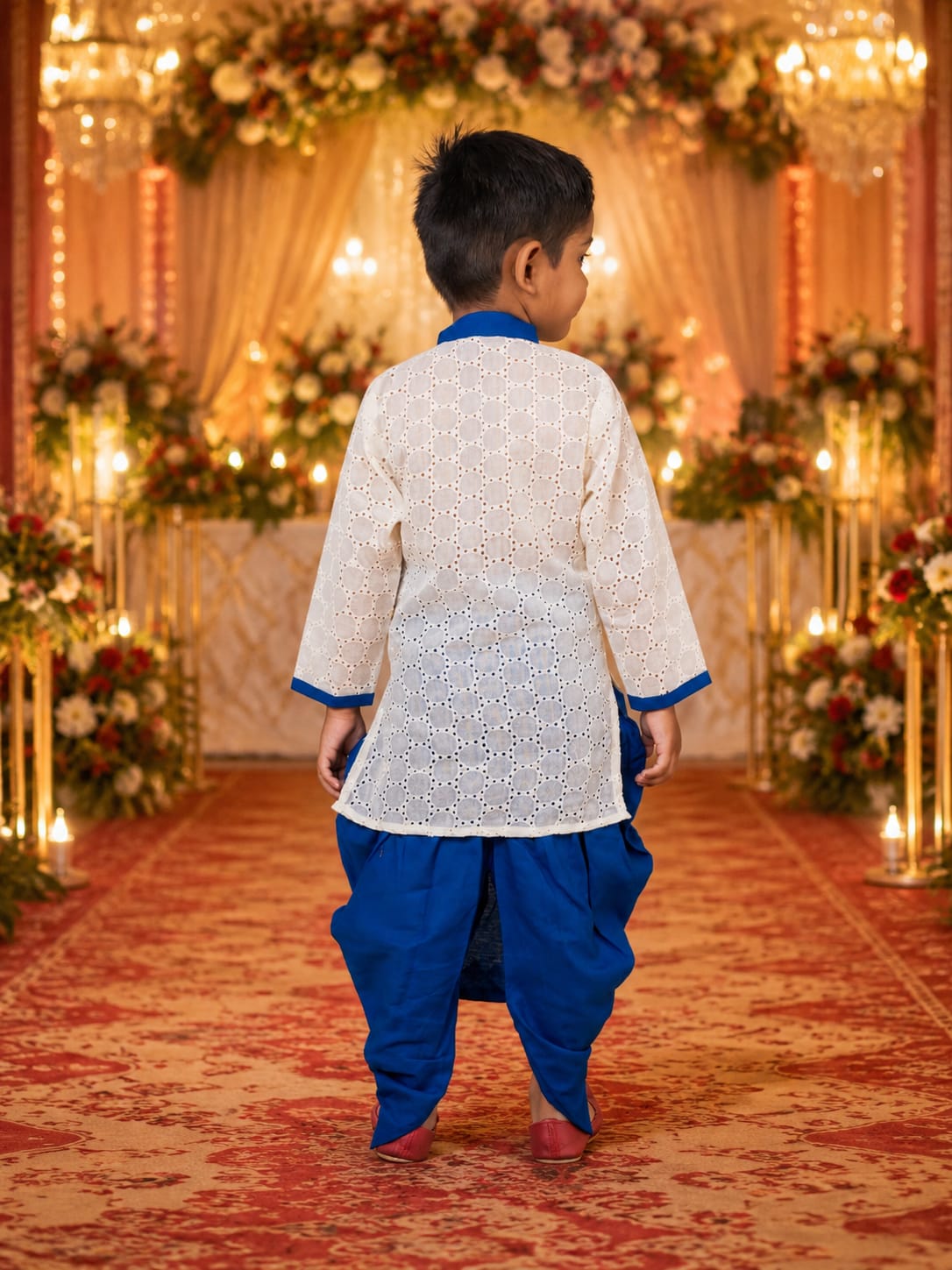 Baby dress - Handemade HawkobaFabric Dhuti Punjabi Set