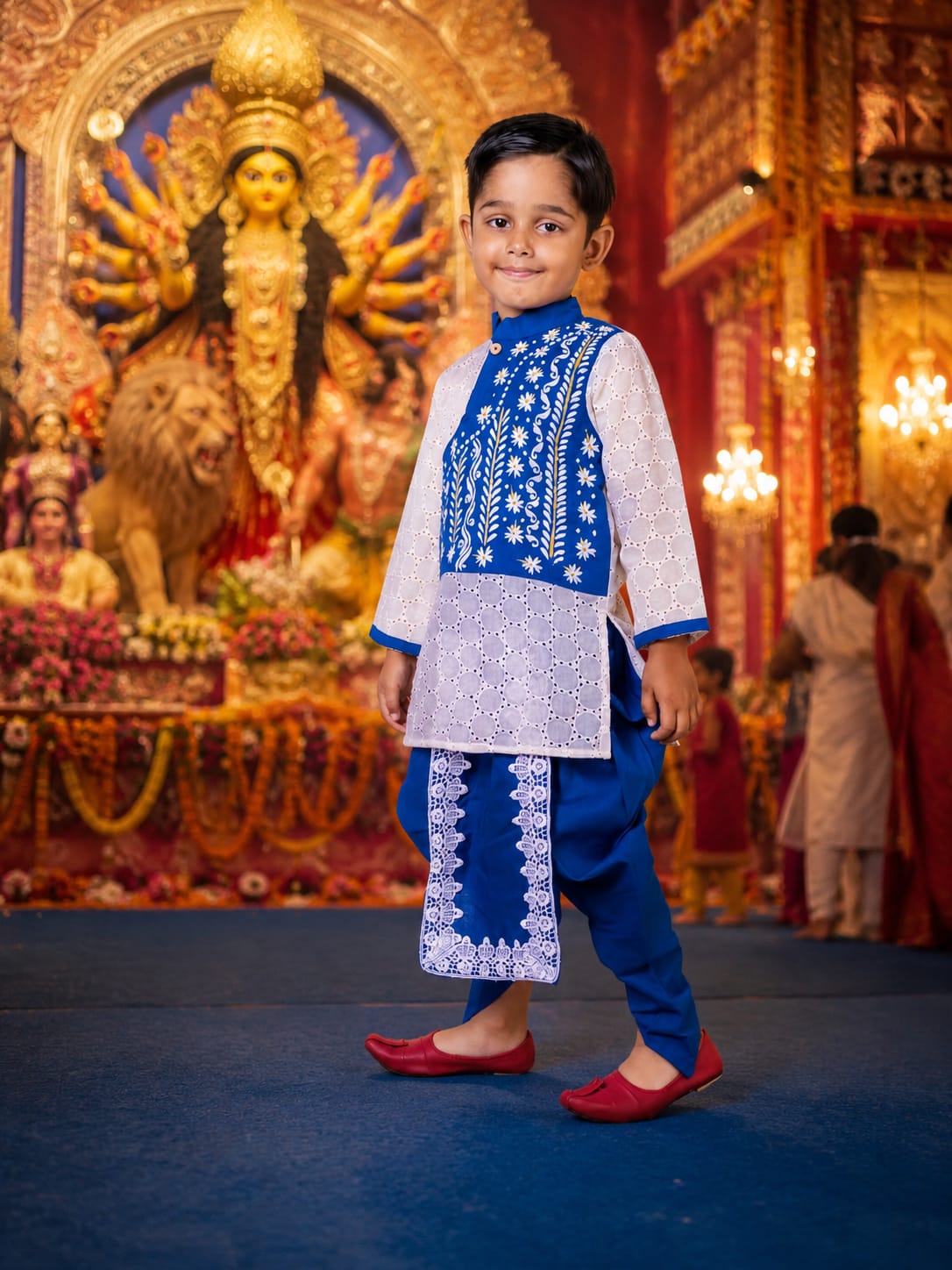 Baby dress - Handemade HawkobaFabric Dhuti Punjabi Set