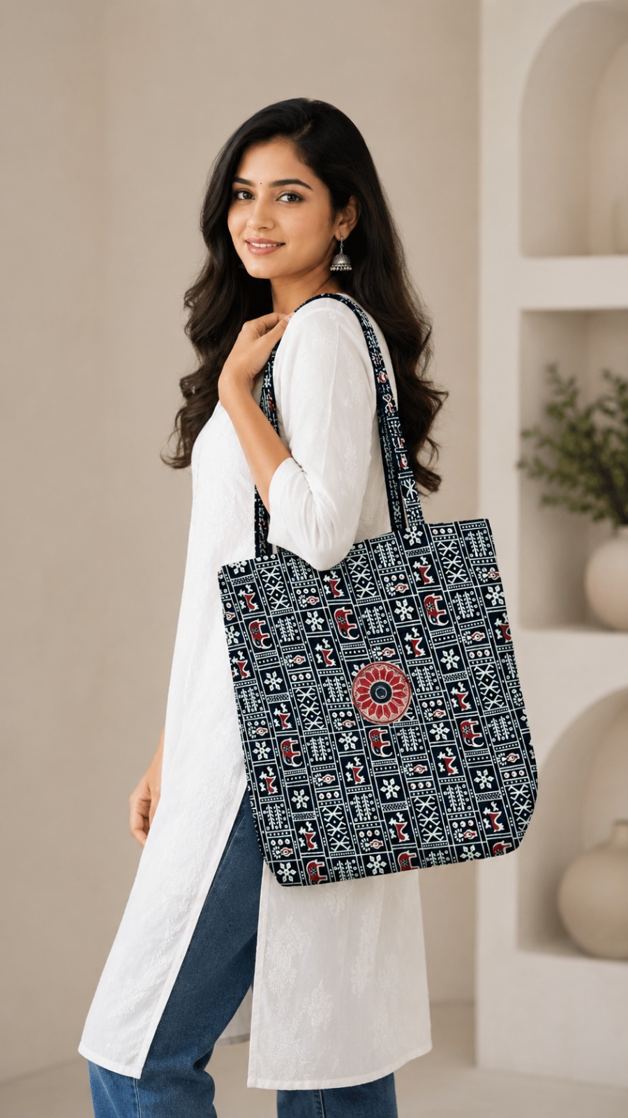 Handmade Cotton Hand Bag