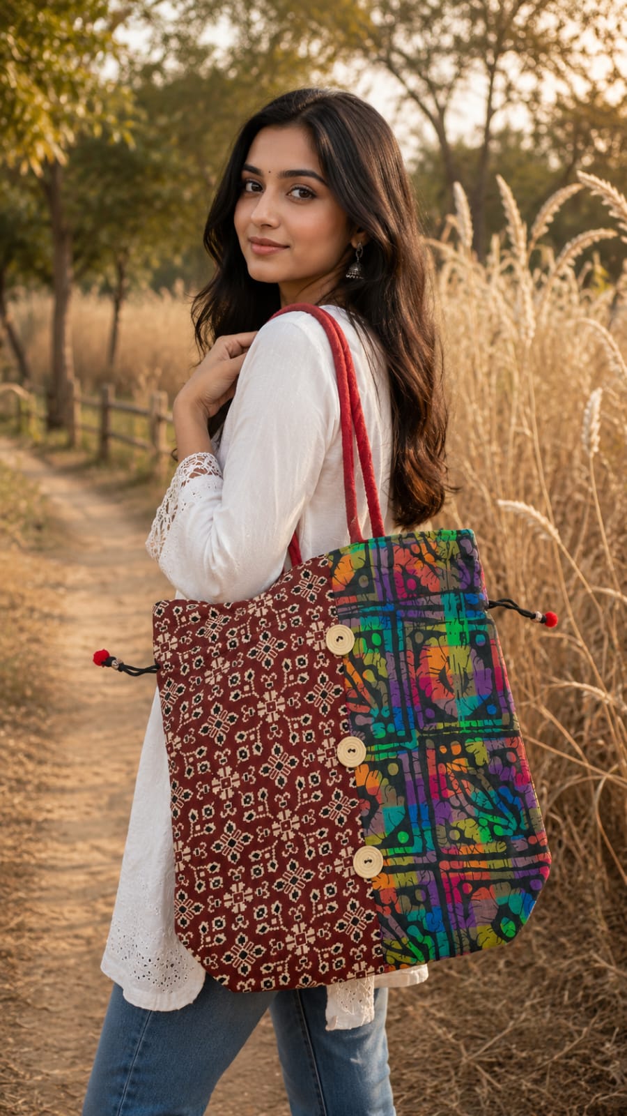 Handmade Cotton Hand Bag
