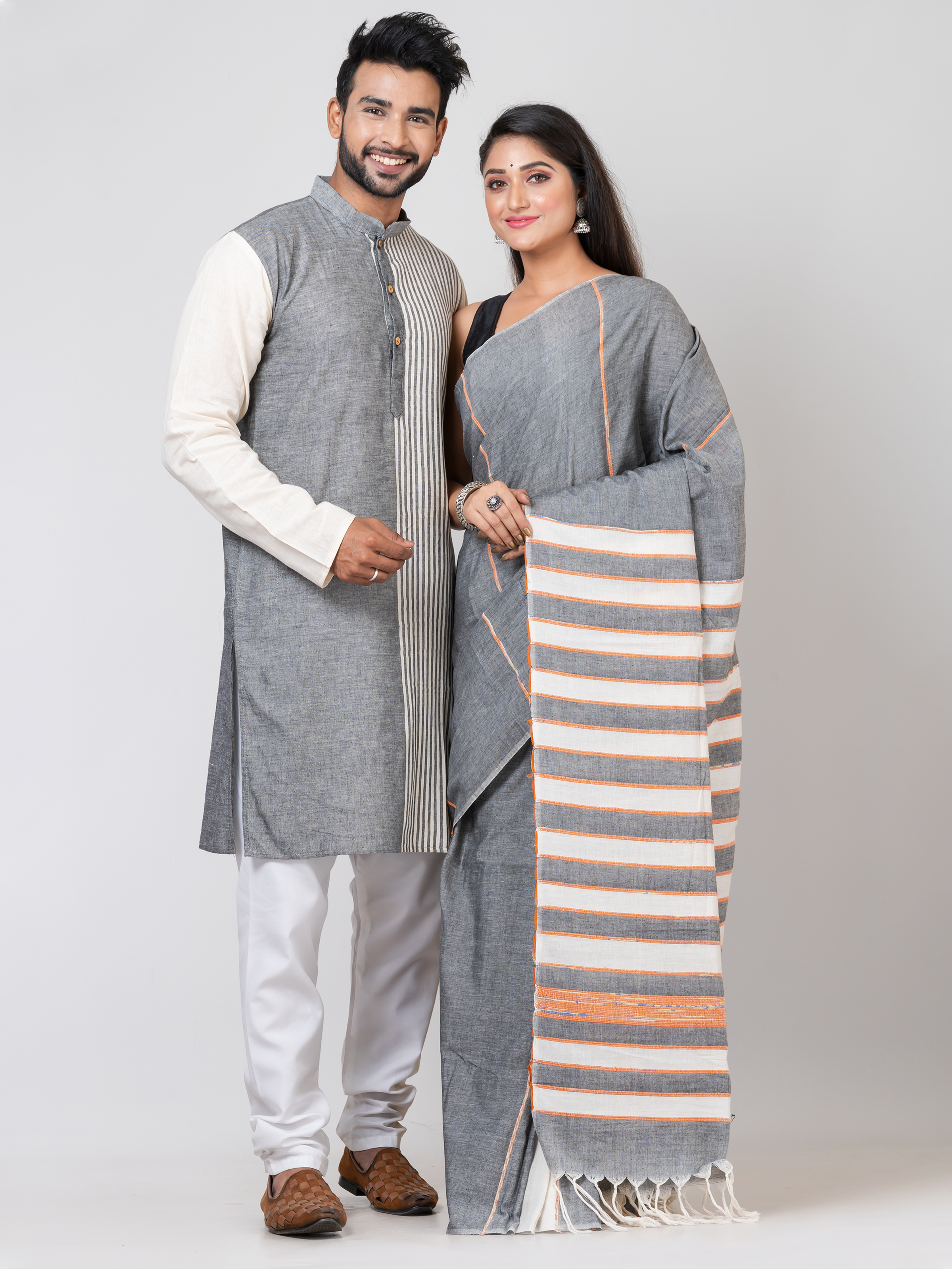 Handmade Pure Cotton Khesh Couple Set
