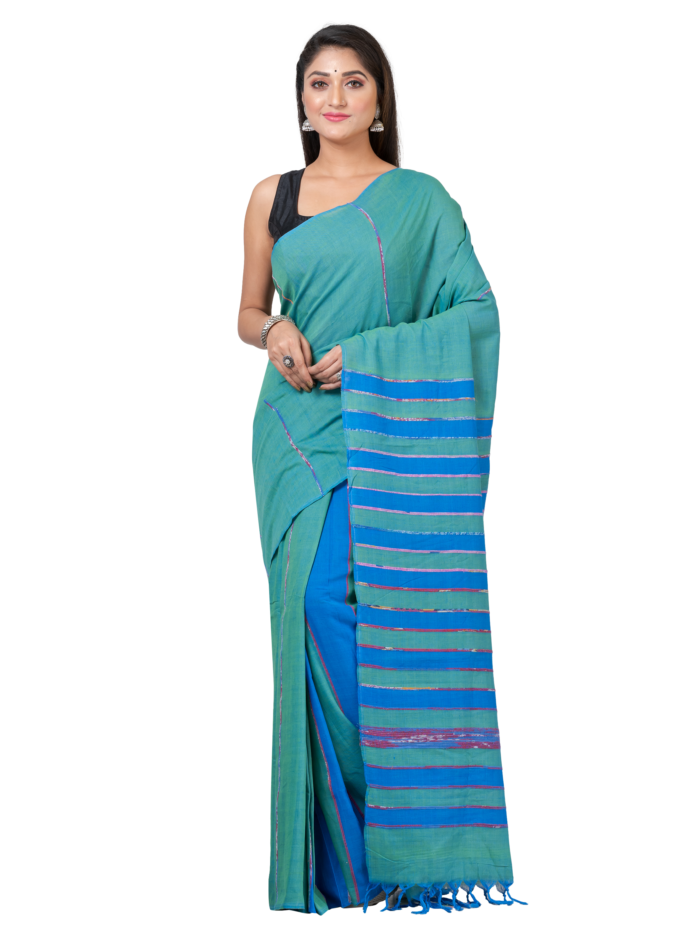 Handmade Pure Cotton Khesh Saree